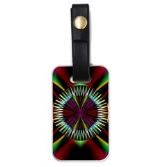 Artwork Fractal Allegory Art Luggage Tag (one Side) by Sudhe