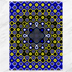 Digital Art Background Yellow Blue Canvas 18  X 24  by Sudhe