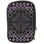 Digital Art Background Design Compact Camera Leather Case Front