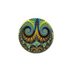 Abstract Art Fractal Creative Golf Ball Marker (4 Pack) by Sudhe