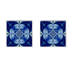 Abstract Art Artwork Fractal Design Cufflinks (square) by Pakrebo