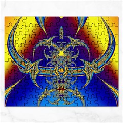 Abstract Art Design Digital Art Rectangular Jigsaw Puzzl by Pakrebo