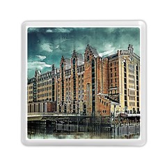 Architecture City Building Travel Memory Card Reader (square) by Wegoenart