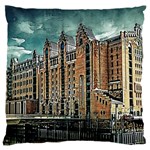 Architecture City Building Travel Large Cushion Case (Two Sides) Front