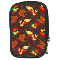Fire Type Compact Camera Leather Case by Mezalola