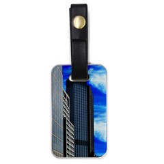 Architecture Frankfurt Houses Luggage Tag (one Side) by Wegoenart