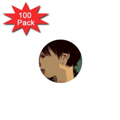 Punk Face 1  Mini Buttons (100 Pack)  by snowwhitegirl