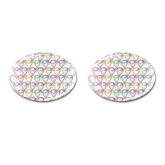 Valentine Hearts Cufflinks (oval) by HermanTelo
