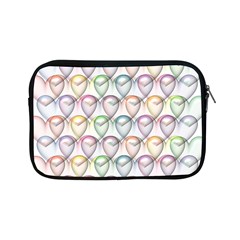 Valentine Hearts Apple Ipad Mini Zipper Cases by HermanTelo