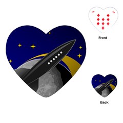 Science Fiction Sci Fi Sci Fi Logo Playing Cards Single Design (heart) by Pakrebo