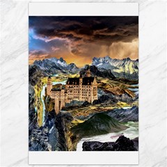 Castle Fantasy Landscape Stormy Canvas 20  X 30  by Pakrebo