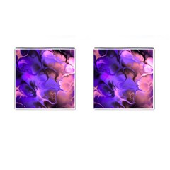 Fractal Flower Cufflinks (square) by Pakrebo