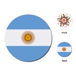 Argentina Flag Playing Cards Single Design (Round) Front