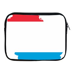 Luxembourg Country Europe Flag Apple Ipad 2/3/4 Zipper Cases by Sapixe