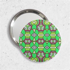 Circles And Other Shapes Pattern                            2 25  Handbag Mirror by LalyLauraFLM