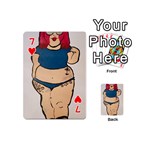 Sassy Playing Cards 54 Designs (Mini) Front - Heart7