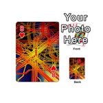 Board Circuits Control Center Trace Playing Cards 54 Designs (Mini) Front - Heart8