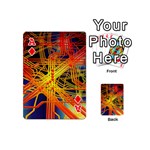Board Circuits Control Center Trace Playing Cards 54 Designs (Mini) Front - DiamondA