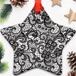 Encaje Star Ornament (Two Sides) Front