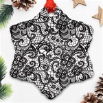 Encaje Snowflake Ornament (Two Sides) Back
