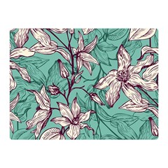 Vintage Floral Pattern Double Sided Flano Blanket (mini)  by Sobalvarro