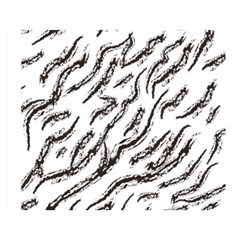 Zebra Double Sided Flano Blanket (medium)  by scharamo