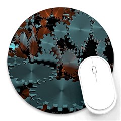 Gear Gears Technology Transmission Round Mousepads by Simbadda