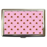 Peach Rose Pink Cigarette Money Case Front