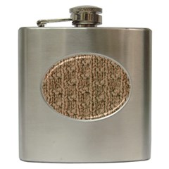 Knitted Wool Brown Hip Flask (6 Oz) by snowwhitegirl