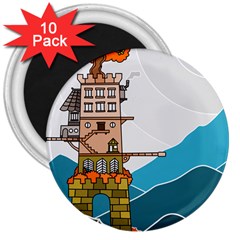 Art Artwork Drawing Painting 3  Magnets (10 Pack)  by Simbadda