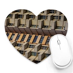 Architecture Geometry Heart Mousepads by Simbadda