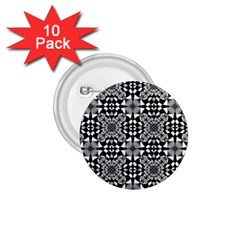 Fabric Geometric Shape 1 75  Buttons (10 Pack) by HermanTelo