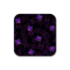 Haunter Rubber Square Coaster (4 Pack)  by Mezalola