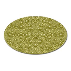 Baroque Pearls In Ornate Decorative Bohemian Style Oval Magnet by pepitasart