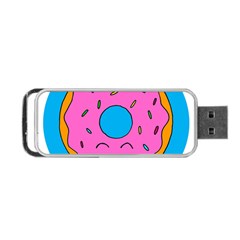 Donut Doughnut Dessert Clip Art Portable Usb Flash (two Sides) by Simbadda
