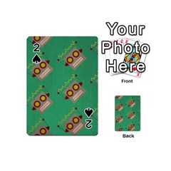 Toy Robot Playing Cards 54 Designs (mini) by Vaneshart