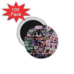 Graffiti Wall Background 1 75  Magnets (100 Pack)  by Vaneshart