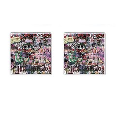 Graffiti Wall Background Cufflinks (square) by Vaneshart
