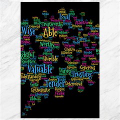 Affirmations Canvas 12  X 18  by ArtworkByPatrick