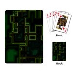 Seamless Pattern Texture Background Curcuit Playing Cards Single Design (Rectangle) Back