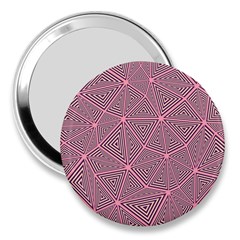 Triangle Background Abstract 3  Handbag Mirrors by Simbadda