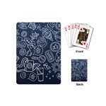 Internet Planets Drinks Computers Playing Cards Single Design (Mini) Back