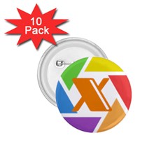 Xcoin Logo 200x200 1 75  Buttons (10 Pack) by Ipsum