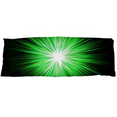 Green Blast Background Body Pillow Case Dakimakura (two Sides) by Mariart