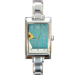 Sun Flower 3292932 960 720 Rectangle Italian Charm Watch by vintage2030