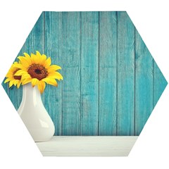 Sun Flower 3292932 960 720 Wooden Puzzle Hexagon by vintage2030
