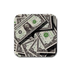 Dollar 499481 960 720 Rubber Square Coaster (4 Pack) 