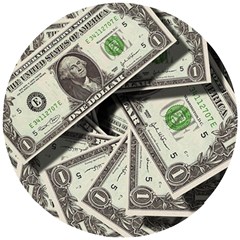 Dollar 499481 960 720 Wooden Puzzle Round by vintage2030