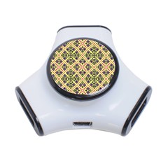 Seamless Wallpaper Geometric 3-port Usb Hub by Vaneshart