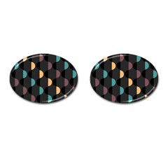 Abstract Background Modern Design Cufflinks (oval) by Wegoenart